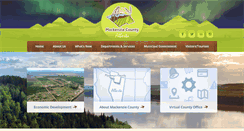 Desktop Screenshot of mackenziecounty.com